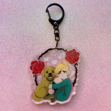 Load image into Gallery viewer, RULE OF ROSE - 3" acrylic keychain