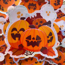Load image into Gallery viewer, FALLOWEEN - 3" holographic vinyl sticker