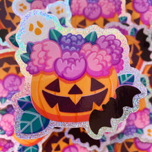 Load image into Gallery viewer, SPRINGOWEEN - 3" holographic vinyl sticker