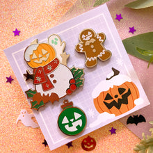 Load image into Gallery viewer, WINTERWEEN - enamel pin set