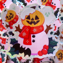 Load image into Gallery viewer, WINTERWEEN - 3" holographic vinyl sticker