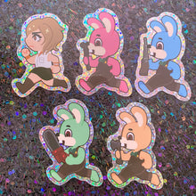 Load image into Gallery viewer, Silent Hill LAKESIDE AMUSEMENT - 2" holographic sticker set