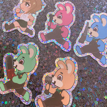 Load image into Gallery viewer, Silent Hill LAKESIDE AMUSEMENT - 2" holographic sticker set