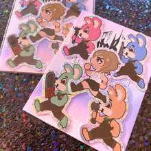Load image into Gallery viewer, Silent Hill LAKESIDE AMUSEMENT - 2" holographic sticker set