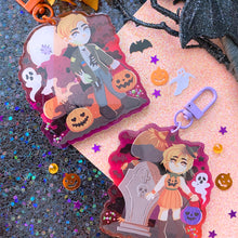 Load image into Gallery viewer, Silent Hill HALLOWEEN FRIENDS - 3" glitter acrylic keychain