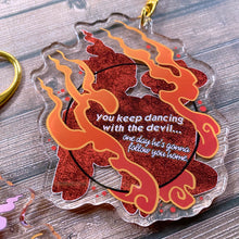 Load image into Gallery viewer, SINNERS - 3" acrylic keychain