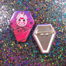 Load image into Gallery viewer, SLASHER GUYS - 2" coffin shaped button