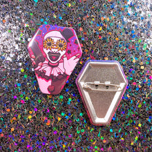 Load image into Gallery viewer, SLASHER GUYS - 2" coffin shaped button