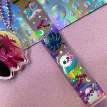 Load image into Gallery viewer, SPOOKY ISLAND - holographic mini lanyard