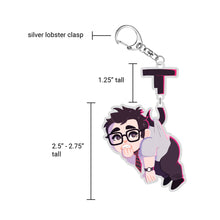 Load image into Gallery viewer, DEEBEEDEE SURVIVORS - connected acrylic keychain