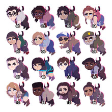 Load image into Gallery viewer, DEEBEEDEE SURVIVORS - connected acrylic keychain