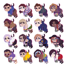Load image into Gallery viewer, DEEBEEDEE SURVIVORS - connected acrylic keychain