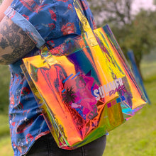 Load image into Gallery viewer, SUMMER DAZE - holographic tote bag