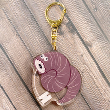 Load image into Gallery viewer, Dune SANDWORM on a STRING - 2.5" acrylic keychain