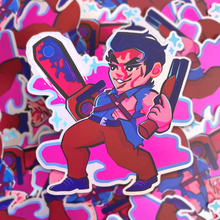 Load image into Gallery viewer, Evil Dead ASH WILLIAMS - 3" matte metallic sticker