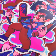 Load image into Gallery viewer, Evil Dead ASH WILLIAMS - 3" matte metallic sticker