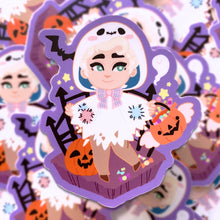 Load image into Gallery viewer, Good Omens HALLOWEEN - 3" vinyl sticker