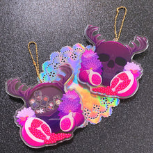 Load image into Gallery viewer, Hannibal STAG SKULL - 4" shaker charm