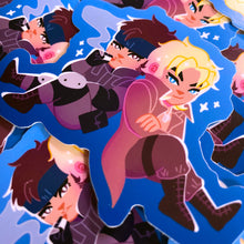 Load image into Gallery viewer, Metal Gear Solid TWIN SNAKES - 3" matte vinyl sticker