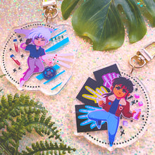 Load image into Gallery viewer, KAIJI and AKAGI - 2.5" acrylic keychain