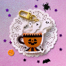 Load image into Gallery viewer, HALLOWEEN TEA PARTY - 2.5" acrylic keychains