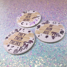 Load image into Gallery viewer, WITCHY PRONOUNS - 2.25" button