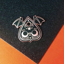 Load image into Gallery viewer, BATTY PLANCHETTE - 1.5" hard enamel pin