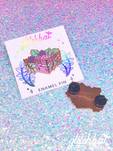 Load image into Gallery viewer, Pastel FLORAL WRESTLING - 1.5" enamel pin