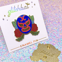 Load image into Gallery viewer, FLORAL LUCHA - 1.5" enamel pin