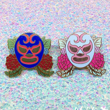 Load image into Gallery viewer, FLORAL LUCHA - 1.5" enamel pin
