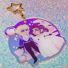Load image into Gallery viewer, LABYRINTH - 2.5" iridescent acrylic keychain