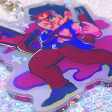 Load image into Gallery viewer, Evil Dead ASH WILLIAMS - 2.5" iridescent acrylic keychain