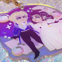 Load image into Gallery viewer, LABYRINTH - 2.5" iridescent acrylic keychain