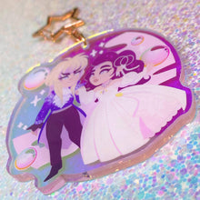 Load image into Gallery viewer, LABYRINTH - 2.5" iridescent acrylic keychain