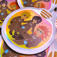 Load image into Gallery viewer, Kingdom Hearts SEA SALT TRIO - 3" holographic sticker