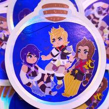 Load image into Gallery viewer, Kingdom Hearts WAYFINDER TRIO - 3" holographic sticker