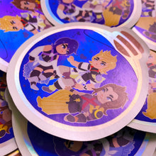 Load image into Gallery viewer, Kingdom Hearts WAYFINDER TRIO - 3" holographic sticker
