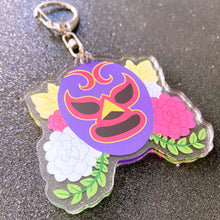 Load image into Gallery viewer, LUCHA MASK - 2.5" acrylic keychain