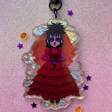 Load image into Gallery viewer, Beetlejuice LYDIA - 3.5" foil keychain