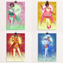 Load image into Gallery viewer, SEASONAL MAGICAL GIRLS - holographic mini prints
