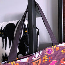 Load image into Gallery viewer, HALLOWEEN TEA PARTY - fabric tote bag