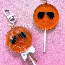 Load image into Gallery viewer, ORANGE CASS - 3.5" lollipop charm (discounted)