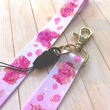 Load image into Gallery viewer, Pro Wrestling FLORAL PASTELS - mini lanyard