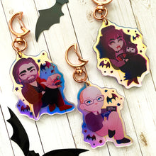 Load image into Gallery viewer, What We Do In The Shadows VAMPIRE COVEN - 2.5" iridescent acrylic keychain
