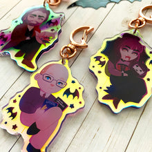 Load image into Gallery viewer, What We Do In The Shadows VAMPIRE COVEN - 2.5" iridescent acrylic keychain