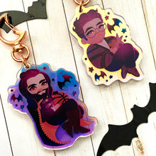 Load image into Gallery viewer, What We Do In The Shadows VAMPIRE COVEN - 2.5" iridescent acrylic keychain