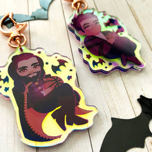 Load image into Gallery viewer, What We Do In The Shadows VAMPIRE COVEN - 2.5" iridescent acrylic keychain