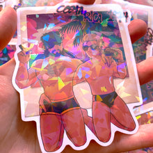 Load image into Gallery viewer, Metal Gear Solid BBKAZ SUMMER - 4&quot; holographic vinyl sticker
