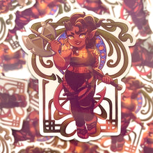 Load image into Gallery viewer, BG3 Karlach - 3" metallic sticker
