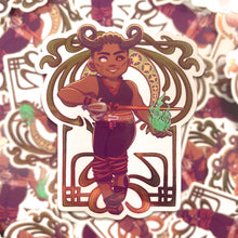 Load image into Gallery viewer, BG3 Wyll - 3" metallic sticker
